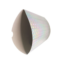 Silver Holographic Cardboard Gift Box Size 380mm x 250mm x 80mm