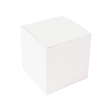 White Cardboard Gift Box Size 100mm x 100mm x 100mm