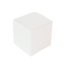 White Cardboard Gift Box Size 63mm x 63mm x 63mm