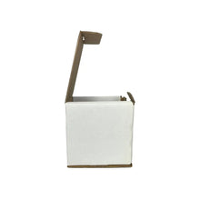 White Single Wall Cardboard Box Size 100mm x 100mm x 100mm
