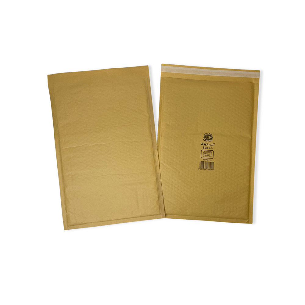 Jiffy Envelopes J6 Bubble Envelopes Jiffy Bags Box of 50 Stampbourne