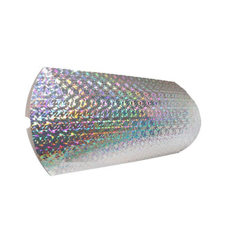 Silver Holographic Cardboard Gift Box 380mm x 250mm x 80mm