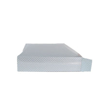 Grey with White Spots Cardboard Gift Box Size 230mm x 50mm x 175mm
