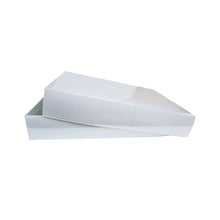 Grey with White Spots Cardboard Gift Box 370mm x 270mm x 65mm