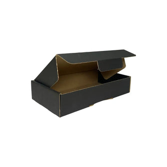 Black Single Wall Cardboard Box Size 178mm x 102mm x 38mm