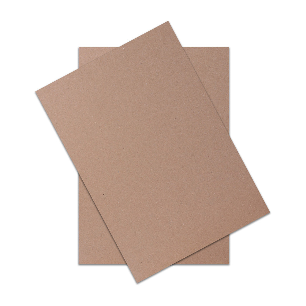 A4 Brown Craft Cut Card (1.3mm) – Pack Of 25– Stampbourne