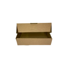 Brown Single Wall Cardboard Box Size 241mm x 127mm x 64mm
