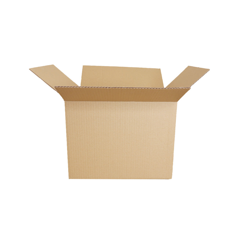 25 x Brown Single Wall Cardboard Boxes - 305mm x 229mm x 229mm