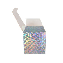 Silver Holographic Cardboard Gift Box Size 175mm x 125mm x 130mm
