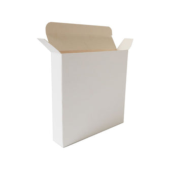 White Cardboard Gift Box Size 130mm x 26mm x 130mm
