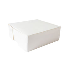 White Cake Cardboard Box 203mm x 203mm x 76mm