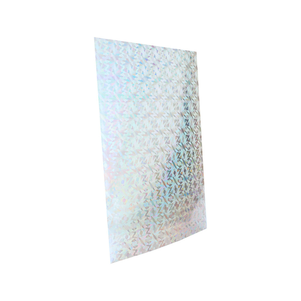 A4 Holographic Silver Craft Cut Card (0.45mm) – Pack Of 25