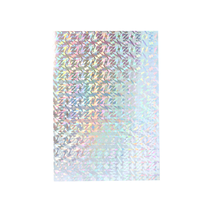 A4 Holographic Silver Craft Cut Card (0.45mm) Pack Of 25 A4 Holographic Silver Craft Cut Card (0.45mm) Pack Of 25