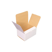 120mm White Cardboard Gift Box - Pack of 25