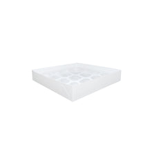 12" x 12" x 4" White Cupcake Box - Holds Up To 16 Cupcakes