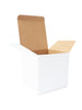 White Cardboard Gift Box Size 125mm x 125mm x 125mm