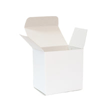 White Cardboard Gift Box Size 62mm x 81mm x 83mm