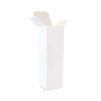 White Cardboard Gift Box Size 65mm x 65mm x 220mm
