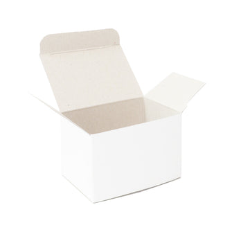 White Cardboard Gift Box Size 78mm x 52mm x 52mm