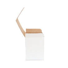 White Cardboard Gift Box Size 84mm x 64mm x 82mm