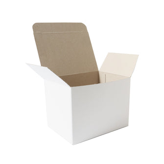 White Cardboard Gift Box Size 122mm x 87mm x 90mm