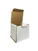 White Single Wall Cardboard Box Size 100mm x 100mm x 100mm
