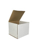 White Single Wall Cardboard Box Size 108mm x 101mm x 89mm