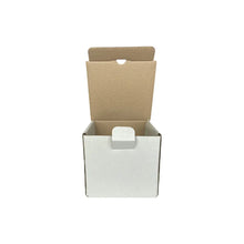 White Single Wall Cardboard Box Size 127mm x 127mm x 127mm