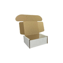 White Single Wall Cardboard Box Size 97mm x 83mm x 40mm