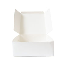 White Cardboard Cake Box Size 203mm x 203mm x 76mm