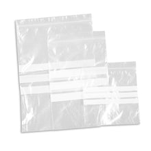 5.5" x 5.5" Write On Panel Grip Seal Bags - Box of 1000
