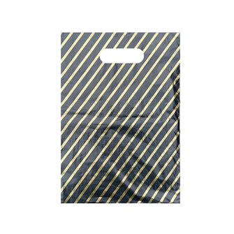 Black & Gold Boutique Bags 225mm x 280mm - Pack of 50