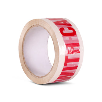 Printed Handle With Care Tape - Pack of 6